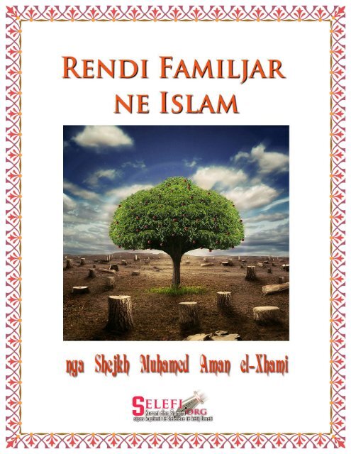 Rendi Familjar në Islam