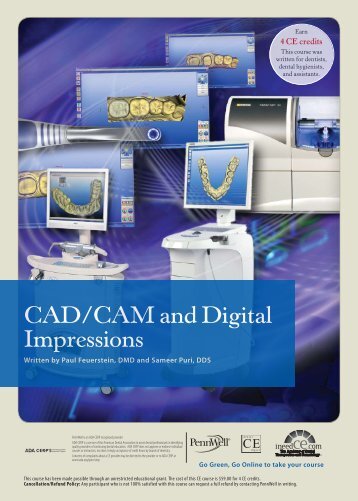 An Overview of  CAD/CAM and Digital Impressions - IneedCE.com