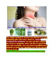 Achalasia Diet