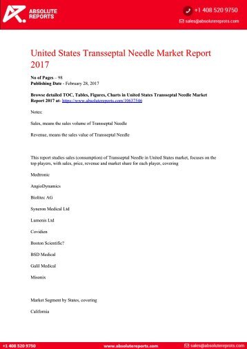 United-States-Transseptal-Needle-Market-Report-2017