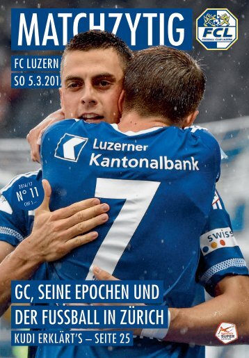 FC LUZERN MATCHZYTIG N°11 16/17 (RSL 21)