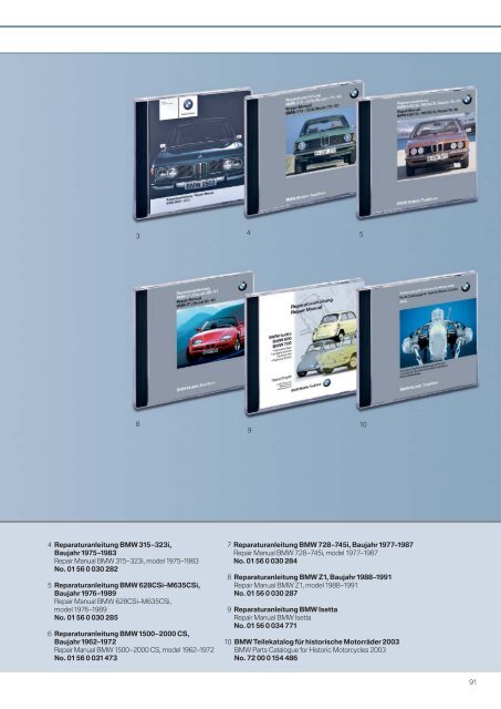 BMW Mobile Tradition - Mark Huggett GmbH