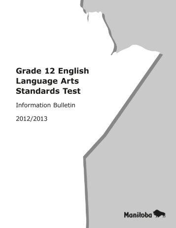 Grade 12 English Language Arts Standards Test - Government of ...