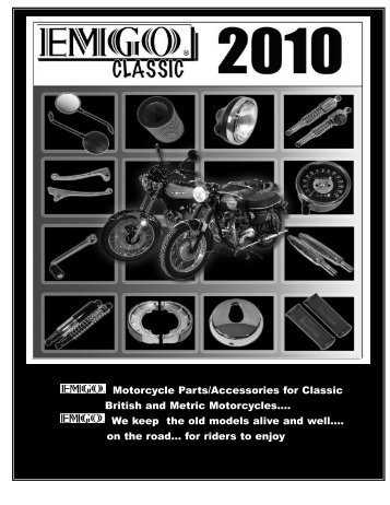 Motorcycle Parts/Accessories for Classic British and Metric - Emgo