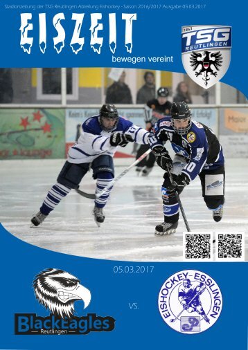 Eiszeit Stadionzeitun TSG Black Eagles vs Esslingen 05032017