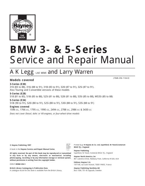Bmw service manual deals