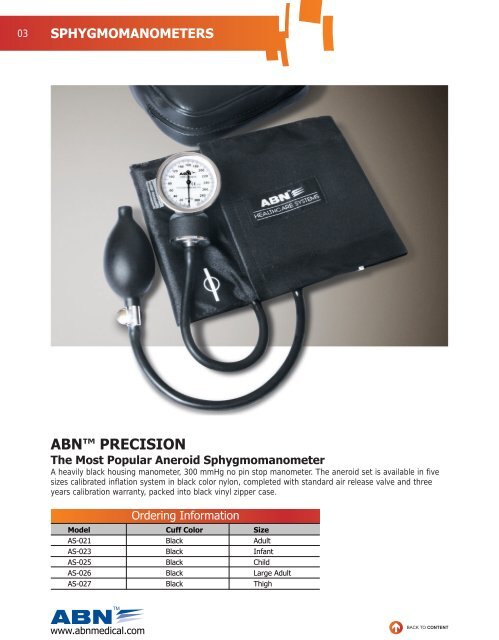 professional sphygmomanometers and stethoscopes - ABN Medical
