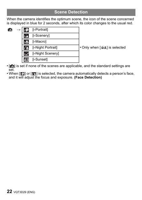 DMC-FH24 DMC-FH5 DMC-FH2 - Operating Manuals for Panasonic ...