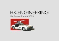 Ihr Partner für MB 300SL - HK Engineering