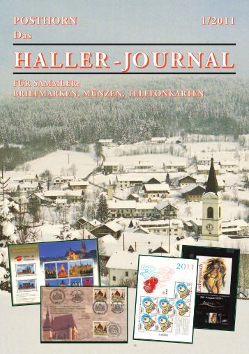 POSTHORN 1/2011 Das HALLER -JOURNAL - Briefmarken HALLER