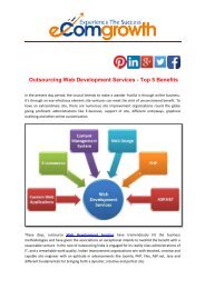 Out sourcing Web Development Services - Top 5 Benefits