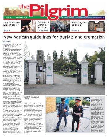 Issue 55 - The Pilgrim - November 2016 - The newspaper of the Archdiocese of Southwark
