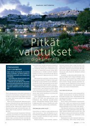 Pitkät valotukset digikameralla - Kamera-lehti