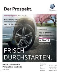 Der Prospekt März - April 