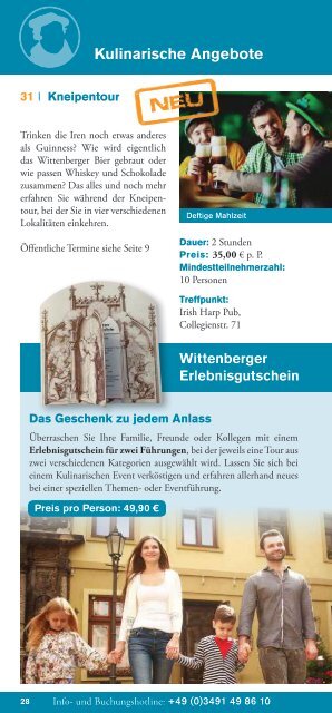 Stadtfuehrungsbroschüre 2019 Lutherstadt Wittenberg