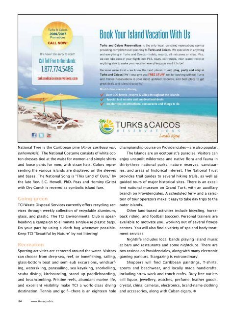 Times of the Islands Spring 2017