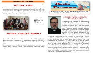 HUELLA PARROQUIAL 1 EDICION 2017