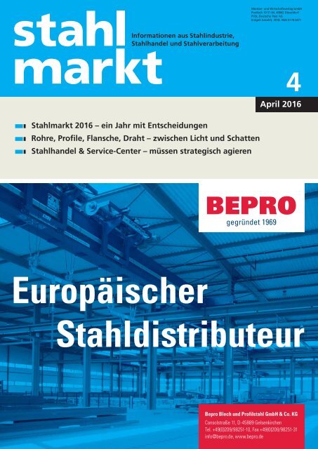 Stahlmarkt 4 16 April