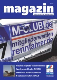 M-Club Magazin 3/2006 - BMW M Drivers Club eV