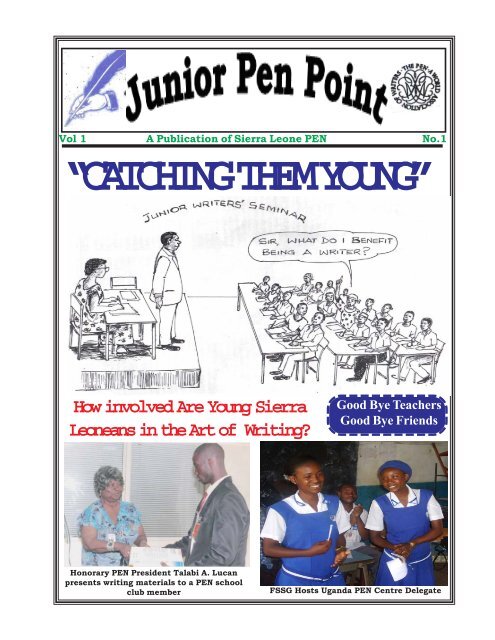 Sierra Leone Junior PENPoint Magazine - Pen International