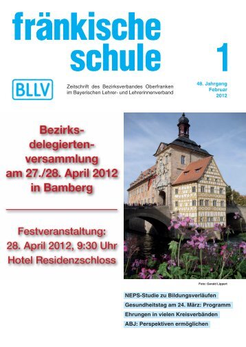 Fränkische Schule 01/2012 - Bayerischer Lehrer