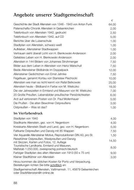 ein Allensteiner Kind - Stadtgemeinschaft Tilsit eV - OstpreuÃŸen.de