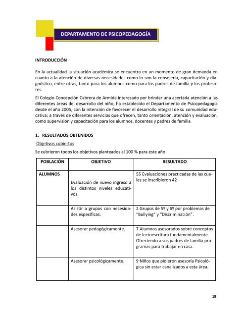 Informe Anual CCA 2011-2012