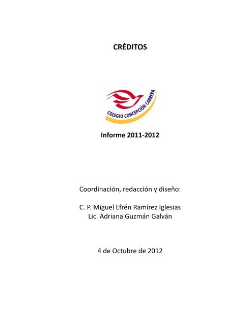 Informe Anual CCA 2011-2012