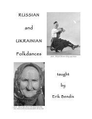 RUSSIAN and UKRAINIAN Folkdances - Mountain Playshop