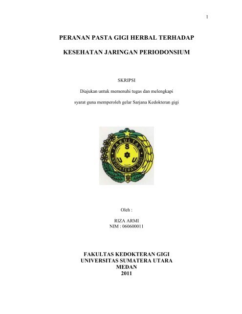 Skripsi Kedokteran Gigi Pdf Pejuang Skripsi