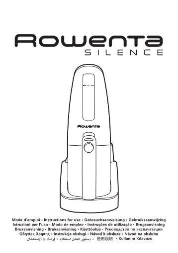 Rowenta SILENCE AC6229 - SILENCE AC6229 ÙØ§Ø±Ø³Û (Farsi - Persian)