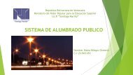 Sistema de alumbrado publico Mila