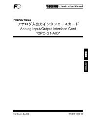 Instruction Manual - Fuji Electric America