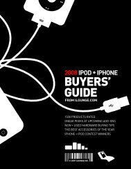iLounge 2008 Buyers' Guide