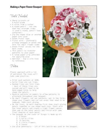 making a paper flower bouquet creative memories