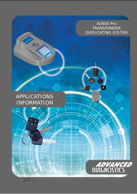 AD900 Pro Applications - Advanced Diagnostics