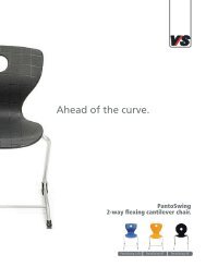 PantoSwing-2K Forward-flexing cantilever chair. - VS NeoCon