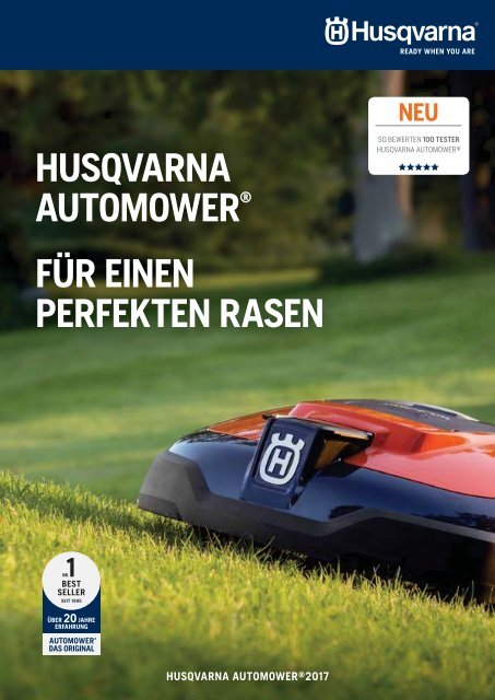 Husqvarna Automower Experten Broschüre 2017