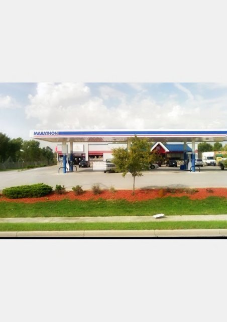 Marathon gas station on 7201 Maplecrest Rd is just 1 mile to the north of Fort Wayne dentist Steven Ellinwood, DDS