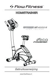 Gebruiksaanwijzing HOMETRAINER - Flow Fitness