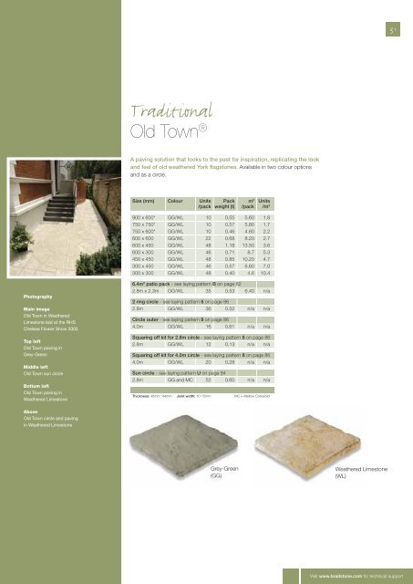 Bradstone Brochure - Aggregate Industries