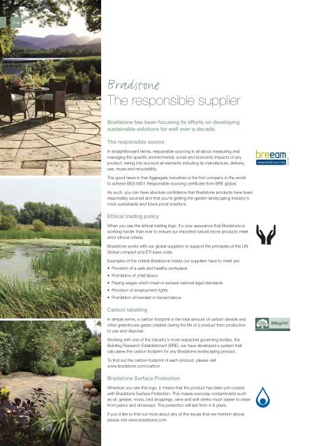 Bradstone Brochure - Aggregate Industries