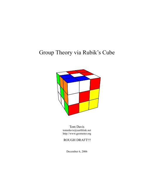Équations mathématiques du Rubik's Cube | Impression photo