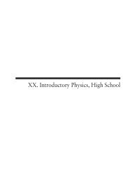 Introductory Physics, High School (Released Items Document 2006 ...