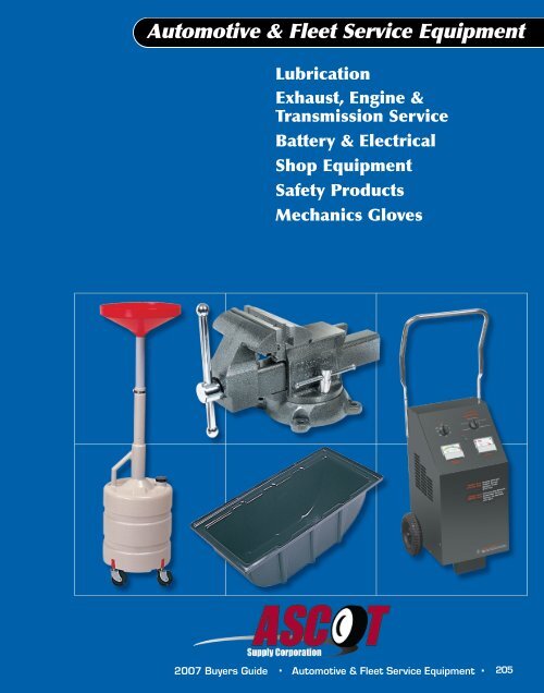 Automotive & Fleet Service Equipment - Tuffy Manufacturing