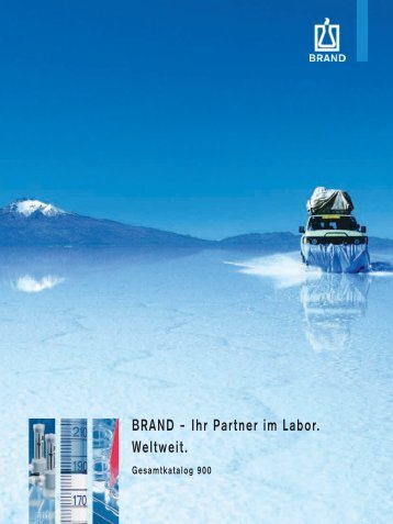 Brand-Katalog: Ihr Partner im Labor