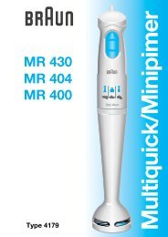 Multiquick/Minipimer MR 430 MR 400 MR 404 - SmallAppliance.com