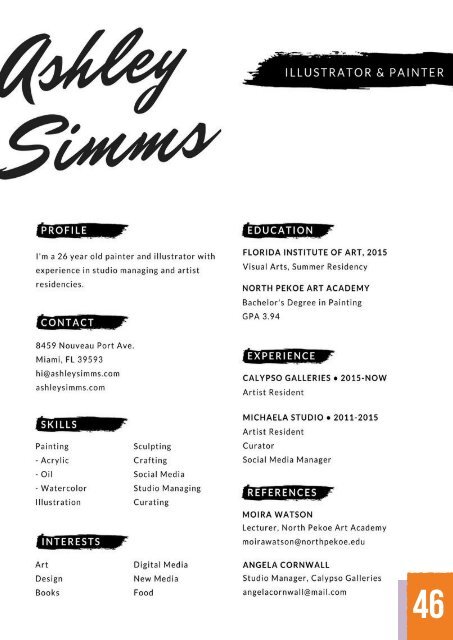 Resumes templates