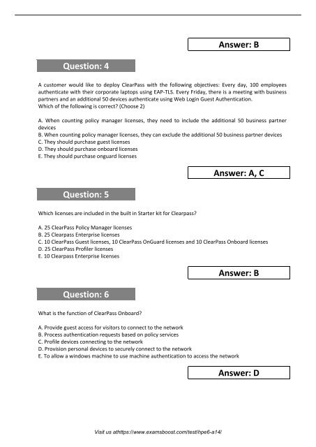 HPE6-A14 Demo Material