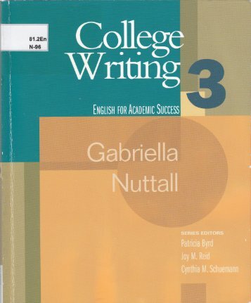 College Writing 3-1